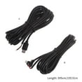 395cm Micro Usb male Plug 2 Wire Power Cable Cord Stripped Pigtail