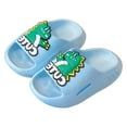 thumbnail image 4 of CAICJ98 Boy Girl Slides Toddler Cloud Slides Sandals Pool Shower Beach Home Slippers Lightweight Soft Non-Slip Flip Flops Dinosaur Shape Quick Dry Sky Blue,12 (5.5-6 Years), 4 of 4