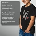 thumbnail image 6 of Boy's WWE Chrome Logo Graphic Tee Black Large, 6 of 10