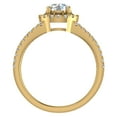 thumbnail image 4 of Split Shank Halo Diamond Ring 1.20 CTW Engagement Ring 14K Gold (G,VS), 4 of 6