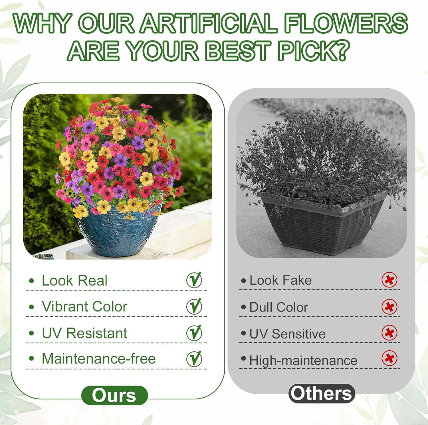 2Pcs 20" Artificial Topiary Ball Flowers For Outdoors Planters, Spring Decoration with Spike, UV Resistant Faux Summer Plants, Fake Bushes Indoor Decor, Mix 4 Colors for Garden