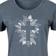 thumbnail image 3 of Instant Message - Foliage Cross - Women's Any Way Dress, 3 of 6