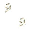 thumbnail image 4 of Yuarrent Guirnalda de puerta, guirnalda de pared, peonía Retro, flor artificial, botín, colgante, estilo Ins, decoración frontal de Tipo 1 2piezas, 4 of 6