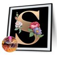 thumbnail image 2 of Wdftyju 5D DIY diamante pintura letra flor cuadrado completo diamante mosaico pared Wdftyju 6rl6dl3kl1ua9tv3D06, 2 of 9
