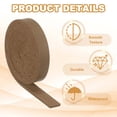 thumbnail image 3 of Uxcell Flat Leather Strap, Length PU Leather Strip Single Sided String Cord Strip for Crafts Necklace Bracelets Light Brown 5/16", 3 of 7