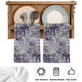 thumbnail image 5 of Purple Grey Abstract Kitchen Towels Set of 1, Modern Graffiti Distressed Mottled Art Absorbent Dish Towels for Kitchen, Microfiber Hand Towel, Quick Drying Tea Towel for Cleaning Dishcloths, 5 of 7