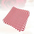 thumbnail image 2 of MasteelfCA 100PCS Red and White Grid Pizza Oil Paper Sheet Fried Food Paper Liners Wrapping Paper for Baking Pastry, 2 of 8