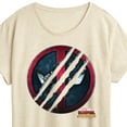 thumbnail image 3 of Marvel Deadpool & Wolverine - Scratch Logo - Women's Short Sleeve Graphic T-Shirt, 3 of 5