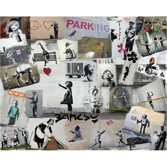 Banksy Graffiti┬á, a 1000-piece Puzzle by Hart Puzzles
