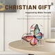thumbnail image 2 of Regalos cristianos para cumpleaños de mujeres, regalos inspiradores de mariposas para amigos, regalos espirituales religiosos para su mamá, niña, compañera de trabajo, hermana, letreros decorativos, 2 of 5