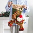 thumbnail image 4 of Christmas Stockings 16.5In Large Santa/Snowman Riding Deer Xmas Stockings Decorations Hanging Christmas Tree Decor for Family Holiday Xmas Decor, 4 of 7