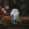 thumbnail image 2 of Yatskia Frog with Pond Decorative Large Cremation Urns for Human Ashes Adult Mother and Father, Small Memorial Funeral Keepsake Urn for Ashes Adult Male, (Classic 10 Inch and 3 Inch), 2 of 8