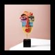 thumbnail image 2 of Estatuas Hechas A Mano Escultura Abstracta de Resina para DecoracióN del Hogar , Estante para Libros, DecoracióN de Soporte para TV, DecoracióN de Sala de Estar, 11,5X21 Cm, 2 of 8
