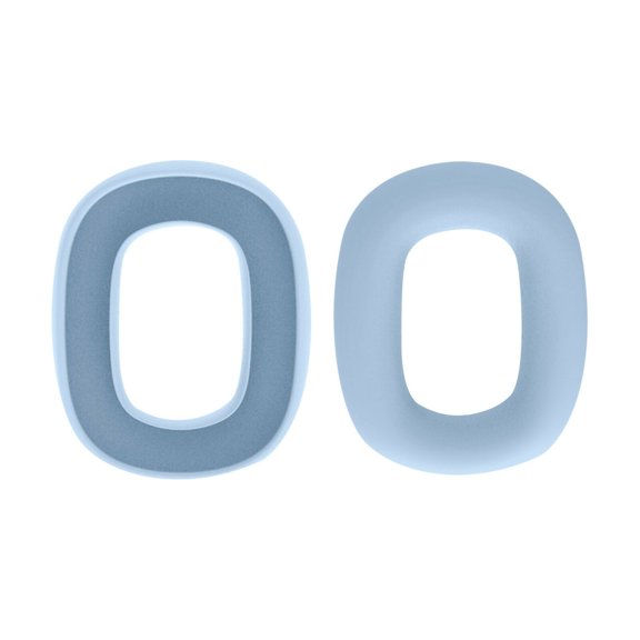 1 Pair Soft Cover Protective Earmuff Replacement Cushion Ear Pads Silicone BLUE