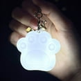thumbnail image 3 of Lindo llavero con luz y sensor táctil en forma de pata | Mini linterna LED recargable | Luz de emergencia USB portátil para llaves, mochilas y bolsos, 3 of 6