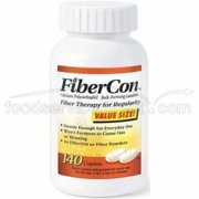 4 Pack FiberCon Fiber Therapy for Regularity Supplement 140 Caplets Each