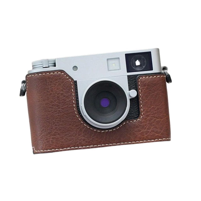 Leather Camera Case Half Base Body Case Cover For Fuji X-half Protective