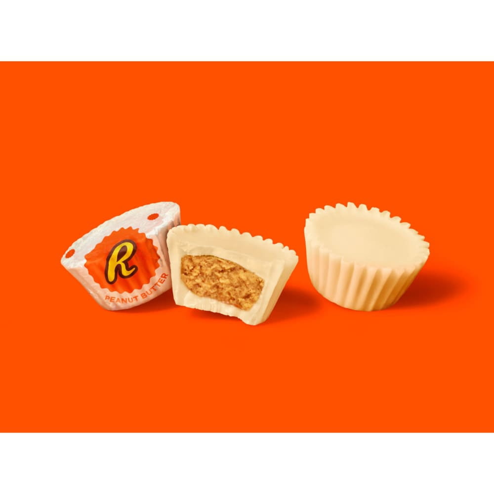 REESES Miniatures White Creme Peanut Butter Cups Candy Share Pack 10.5 oz - 5 Pack