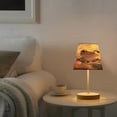 thumbnail image 6 of BZSMCE Table Lamp Creative Spring Frog Pattern Simple Pattern Night Light, 6 of 8