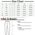 thumbnail image 3 of Women's Drawstring Elastic High Waist Casual Capris Pants Loose Workout Knee-Length Solid Joggers(XXL,Navy), 3 of 7