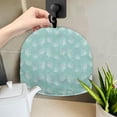 thumbnail image 5 of HELLHERO Soft Mint Floral Teapot Protective Waterproof Easy to Clean with Polyester Canvas for Kitchen, 5 of 8