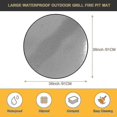 thumbnail image 3 of Fire Pit Mat For Decking, Heat Resistant Fireproof Mat For Wood Burning Fire Pit A-yuhao, 3 of 5