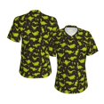 thumbnail image 3 of Yiaed Cute Dinosaurs (2) Print Women's T Shirt V-Neck Short Sleeve Shirt Casual Breathable Tee Summer Tops-X-Large, 3 of 5