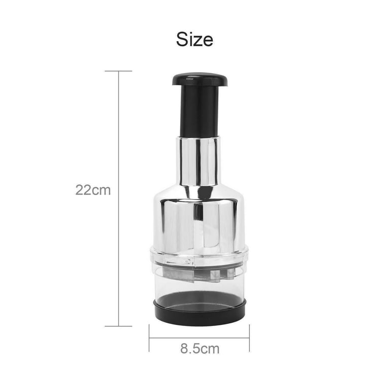 Manual Food Chopper, AMERTEER Mini Garlic Press Mincer Tool Pull String - -  Hand Pull Food Processor Vegetable Cutter for Meat Nuts Pepper onion - Easy  to Assemble, Use and Clean price