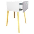 thumbnail image 2 of Cajonera Recamara Patas buro mesa MDF Moderna Gris, 2 of 3