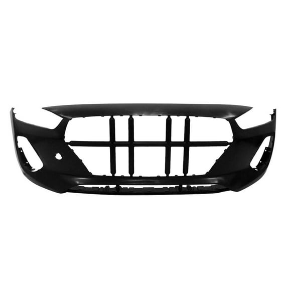 New Hyundai OEM Unpainted Front Bumper Cover Replaces 86511G3000 Excludes N-Line fits 2018-2020 Hyundai Elantra GT Base Hatchback 4-Door