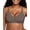 Gray, variant on Women's Seamless Jelly Comfortable Bra, No Underwire, Full Support, Push Up, V Neck Sleeping T-shirt Bra, Sizes S to 3XL
