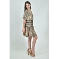 thumbnail image 2 of Vestido corto estampado clasico Roman Fashion /Juvenil, 21454 (Cafe) cafe M, 2 of 5