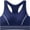 Navy, variant on Women's Sports Bra,Racerback Medium Impact Seamless Sports Bra for Women