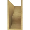 thumbnail image 4 of 12"W x 36"D x 24"H Classic Greensboro Rough Cedar Woodgrain TimberThane Corbel, Primed Tan, 4 of 6