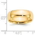 thumbnail image 3 of 14K Yellow Gold 7mm Comfort-Fit Band Ring Size 11, 3 of 7
