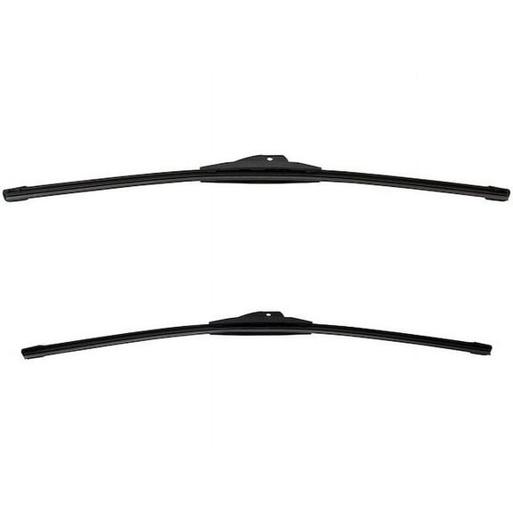 Wiper Blade Set 2 Piece - Compatible with 2004 - 2005 BMW 545i