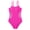 Rose pink, variant on Usaibhir Girl's Solid Cut Out Sleeveless One Piece Swimsuit Bathing Suits Swimwear Beachwear for Kids 7-14 Years