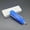 Transparent Blue, variant on Mini transparent 3-in-1 multi-purpose knife, key pendant, portable unboxing knife, outdoor multi-functional scissors, file, emergency cutting knife, key chain