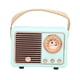 thumbnail image 1 of Altavoz Retro Con Chip Hifi, Sonido Estéreo de 360 Grados, Altavoz Vintage Portátil para El Hogar al Aire Libre, Rápido, Bajo Consumo de Energía, 1 of 7