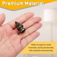 thumbnail image 3 of Uxcell 2Pcs 1.5" Tall Lamp Finials, 1/4-27 Thread Lamp Cap Knob Decoration Screw Cap Nuts with Cleaning Cloth for Table Floor Lighting Fixtures Shade Holder Retro Decorative, Bronze, 3 of 7