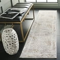 thumbnail image 2 of SAFAVIEH Hanna Sharlene Distressed Runner Rug, Ivory Grey/Beige, 2' x 8', 2 of 8