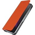 thumbnail image 5 of Galaxy Fold 5G Genuine Cowhide Leather Wallet Case,Flip Folio Magnetic Buckle Closure,Card Slots Holder,Cash Pockets Cover Case with Kickstand Cases for Samsung Galaxy Fold,Orange, 5 of 15
