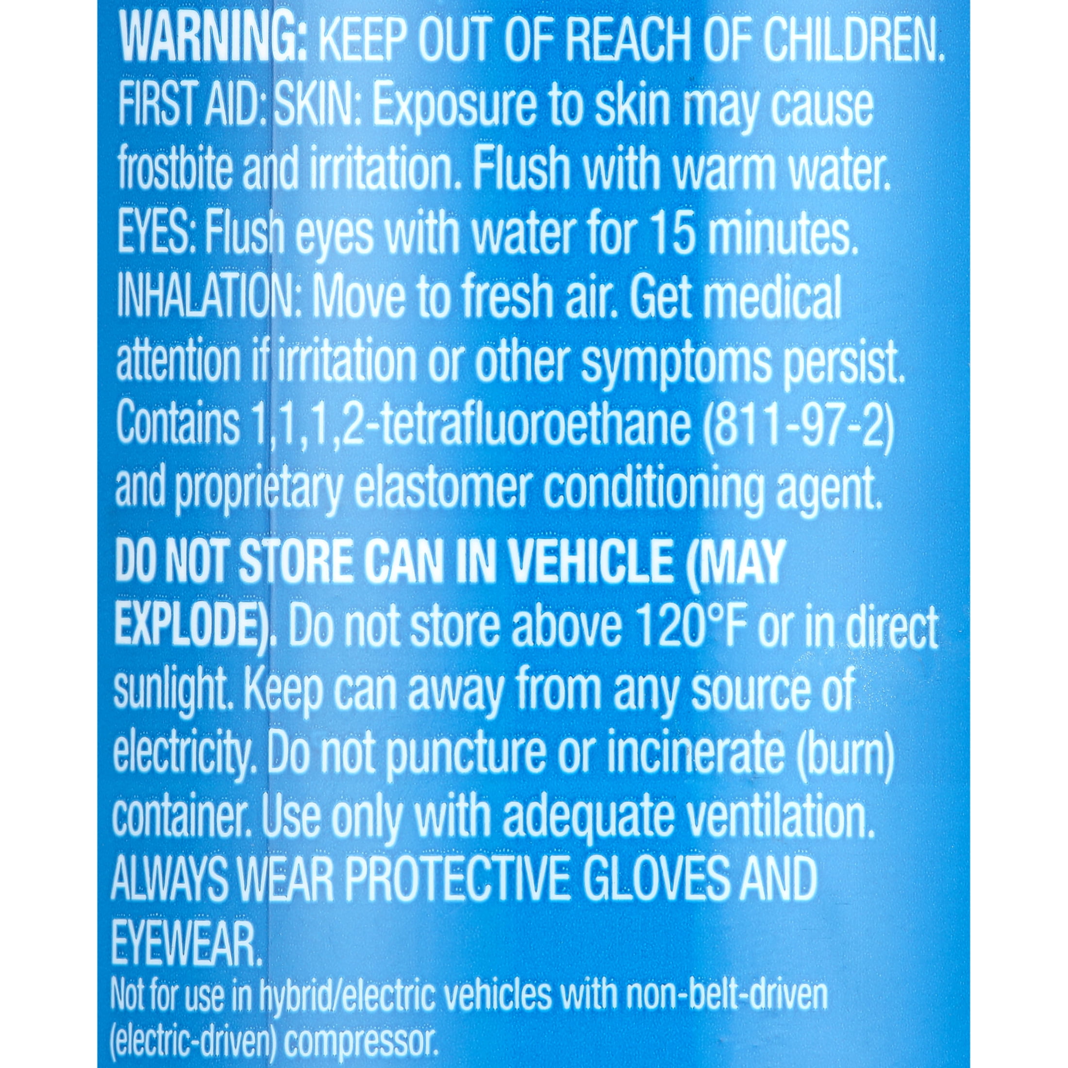 Arctic Freeze Ultra Synthetic Refrigerant 134a+ (14 ounces, 1 Pack)(CA Compliant)