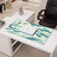 thumbnail image 3 of Green, Rolling Waves&nbsp;mousepad Gamingwaterproof,rubber+multispandexnon Slip MousepadsDesk Pad for Office Home Game 31.5x15.7inches, 3 of 7