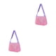 thumbnail image 2 of Eigraketly Manténgase organizado y con estilo Bolsa de red para niños - Bolsa de colección de carcasa de almacenamiento sellada con cremallera rosa 2Conjunto, 2 of 6