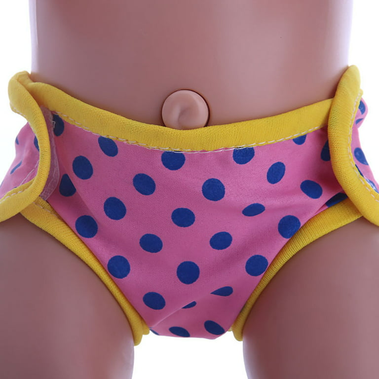3PCS Doll Underwear Set Baby Doll Underwear Doll Diaper for 18