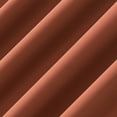 thumbnail image 3 of Sun Zero Nolan Energy Saving Blackout Rod Pocket Curtain Panel, 40"X84", Terracotta Orange (Single Panel), 3 of 7