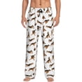 thumbnail image 1 of Fotbe German Shepherd Dog Pantalones de Pijama para Hombre, Pantalones de Dormir, Pantalones de Casa con Cintura Ajustable y Bolsillos-Large, 1 of 6