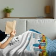 thumbnail image 3 of Landscape Soft Flannel Fleece Throw Blanket, Chicago Skyline Cartoon Colorful City View Cityscape Personalized USA American, Cozy Plush for Indoor and Outdoor Use, 70" x 90", Multicolor, by Ambesonne, 3 of 5