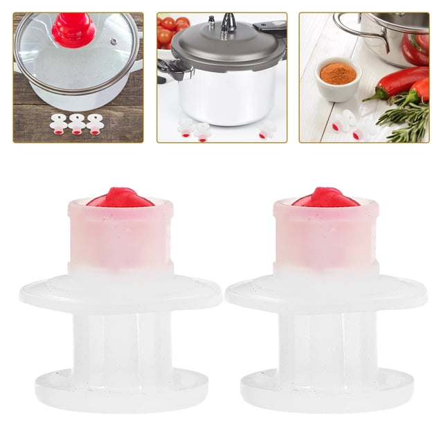 BRIGHTFUFU 5Pcs Micro-pressure Cooker Lid Sealing Valves for Kitchen Use with Pressure Relief